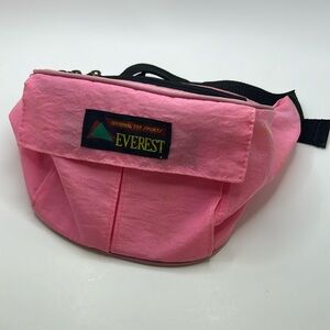 Vintage pink womens sports bag everest